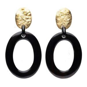 *Luxury* Designer Earrings Authentic Horn Beverly Hills Ultimate Statement ....